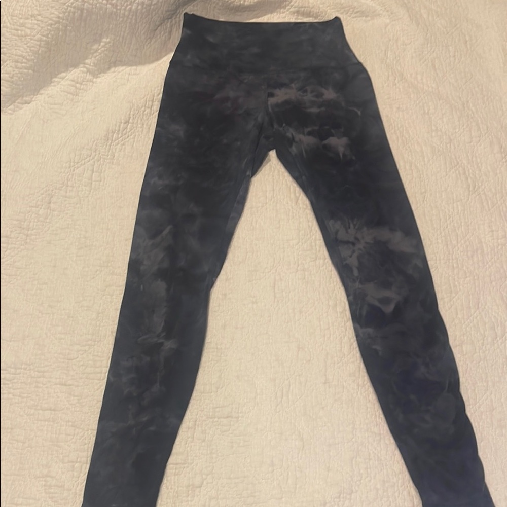 Navy Tie-Dye Leggings